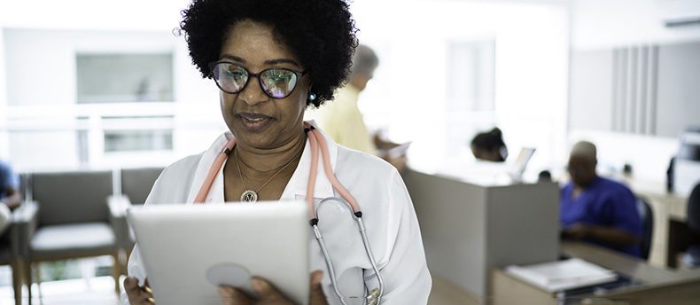 Doctor utilizes revenue cycle software