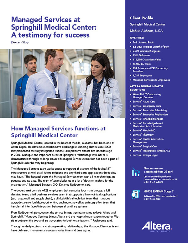 Insights_Managed Services at Springhill Story Insights_Managed Services at Springhill Story
