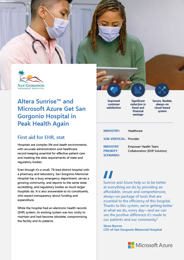 Image of San Gorgonio Sunrise and Azure case study