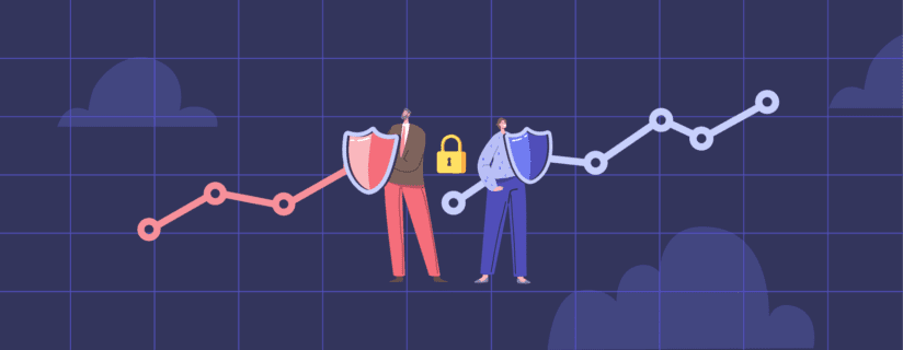 a graphical representation of cybersecurity and its financial implications