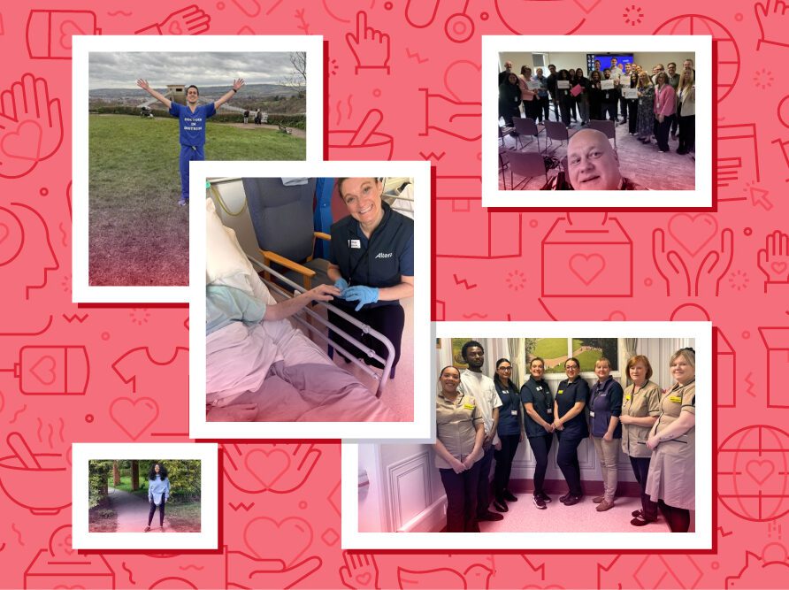 Photos from Altera Digital Health employees volunteering