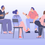 group of individuals sitting in a circle