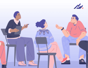 provider talking to patients