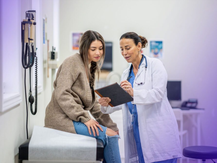 patient and clinician