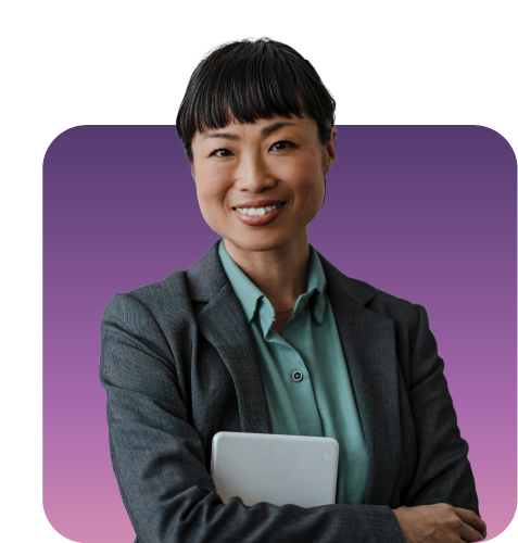 Woman in suit